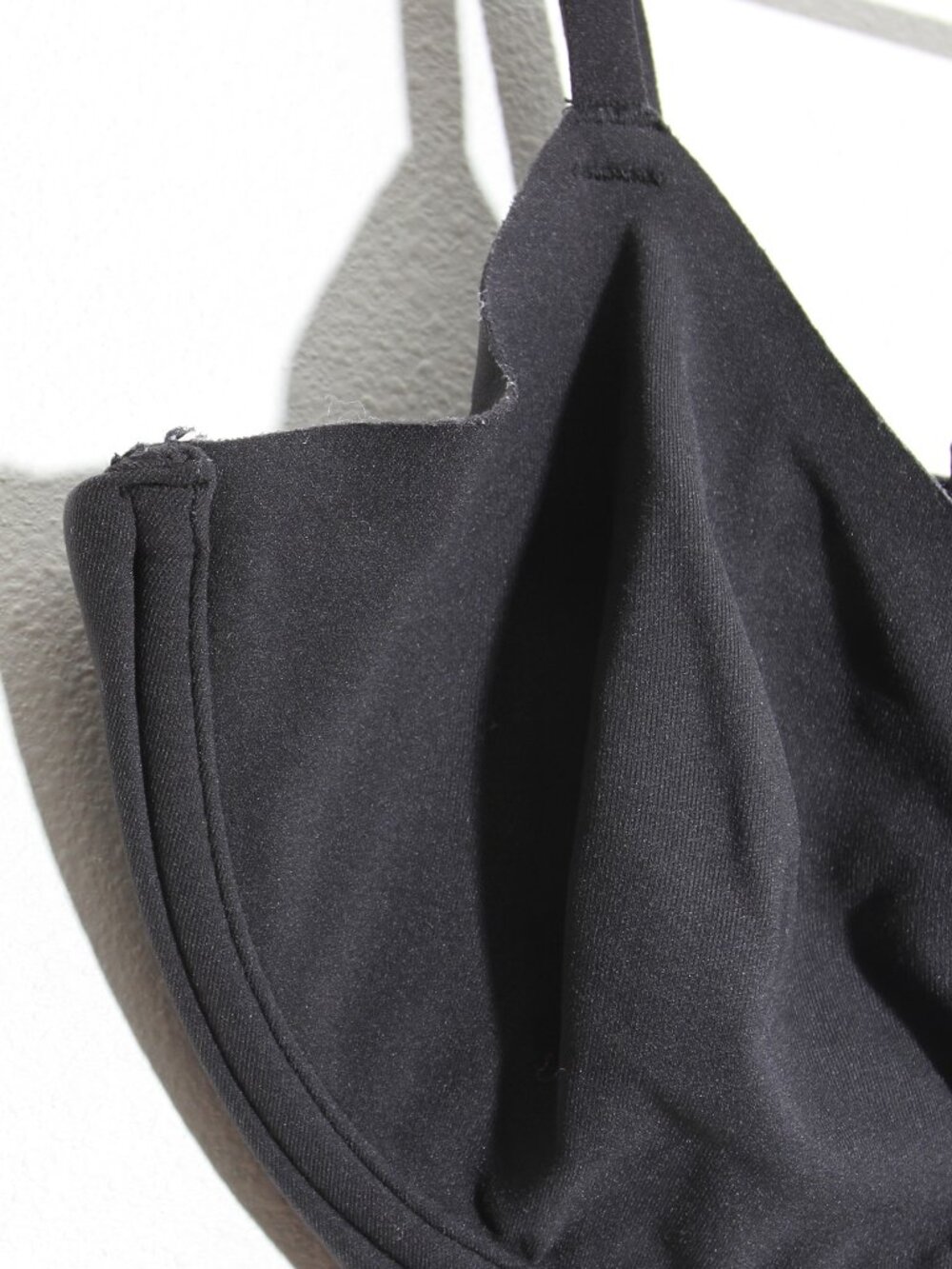 SKIMS Fits Everybody Unlined Underwire Bra Onyx Black Adjustable Size 34D - Picture 4 of 10